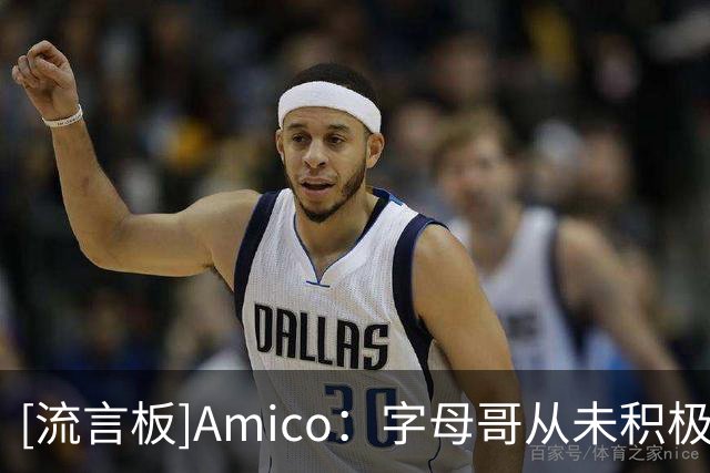 [流言板]Amico：字母哥从未积极招募詹姆斯，热火争夺战缺少核心推动